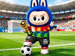 Jigsaw Puzzle Labubu FIFA World Cup