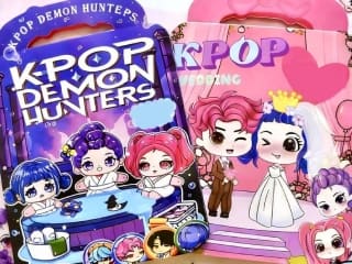 Kpop Demon Hunter Dress Up Quiet Book