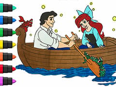 Little Mermaid Rowing