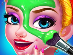 Princess Beauty Salon Birthday Party Makeup