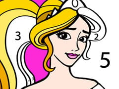 Princess Coloring By Number