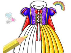 Princess Glitter Coloring 2