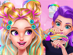 Rainbow Unicorn Hair Salon