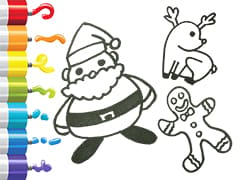 Santa Claus And Friends How To Draw And Paint