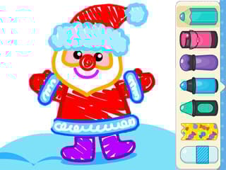 Toddler Drawing Christmas