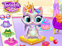 Twinkle Unicorn Cat Princess