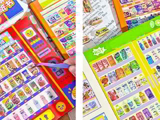 Vending Machine Sticker Book