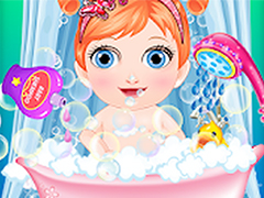 Baby Caring Bath And Dress Up Baby Games
