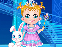 Baby Hazel As Ice Princess Dressup