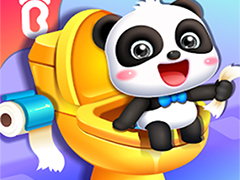 Baby Panda Potty Training Toilet Time