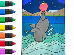Dolphin Coloring Book Compilation For Kids