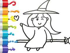 Halloween Witch How To Draw And Paint
