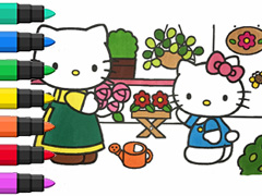 Hello Kitty 3 Coloring Book Compilation For Kids