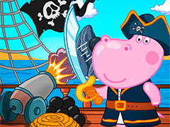 Hippo Pirate Games For Kids